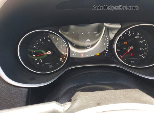3C4NJCABXKT615780 2019 JEEP COMPASS Серый Вид щитка приборов