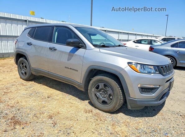 3C4NJCABXKT615780 2019 JEEP COMPASS Серый Передняя правая четверть