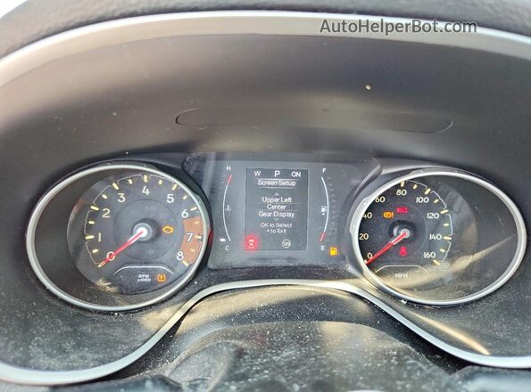 3C4NJCABXKT699681 2019 JEEP COMPASS Silver Vista del cuadro de instrumentos