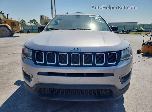 3C4NJCABXKT699681 2019 JEEP COMPASS Silver Vista frontal
