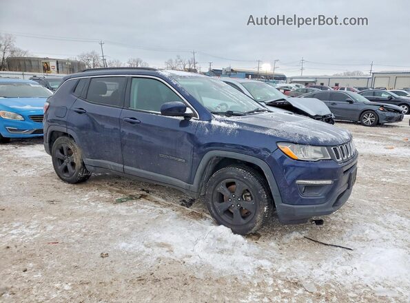 3C4NJCBB0JT194584 2018 JEEP COMPASS Blue Vista del salpicadero