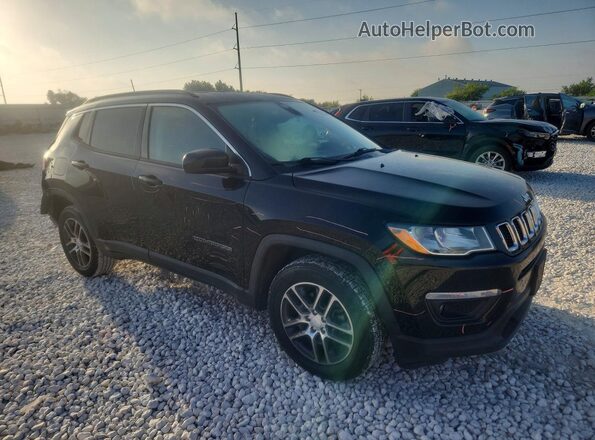 3C4NJCBB0JT227325 2018 JEEP COMPASS Black Przód prawy