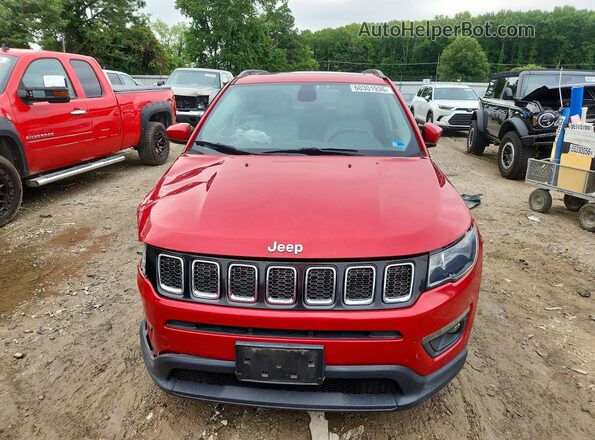 3C4NJCBB0KT755903 2019 JEEP COMPASS Red წინა ხედი