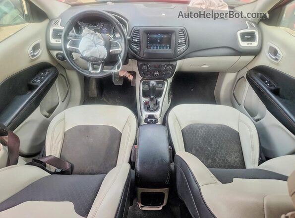 3C4NJCBB0KT755903 2019 JEEP COMPASS Red წინა პანელის ხედი