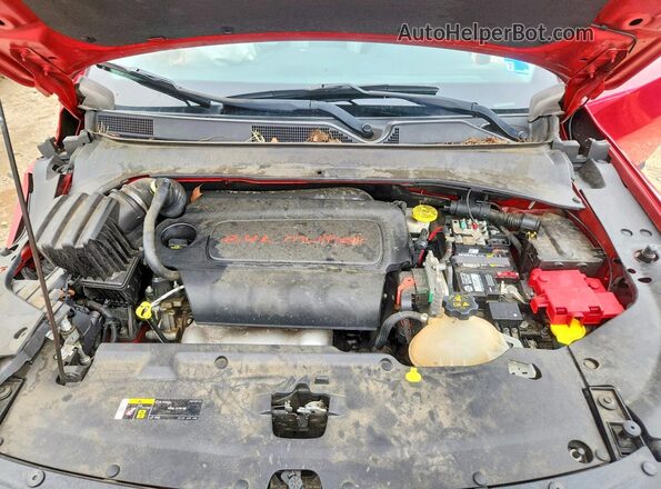 3C4NJCBB0KT755903 2019 JEEP COMPASS Red ძრავის განყოფილების ხედი