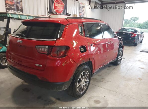 3C4NJCBB1JT469508 2018 JEEP COMPASS Red Tył prawy