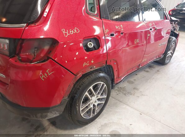3C4NJCBB1JT469508 2018 JEEP COMPASS Red Widok z przodu