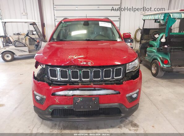 3C4NJCBB1JT469508 2018 JEEP COMPASS Red Widok wnętrza z tyłu