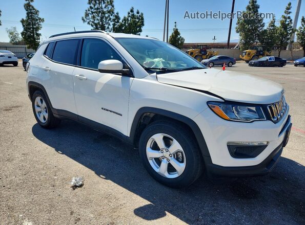 3C4NJCBB1JT489001 2018 JEEP COMPASS White Przód prawy