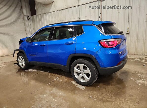 3C4NJCBB3JT108796 2018 JEEP COMPASS Синий Задняя левая четверть