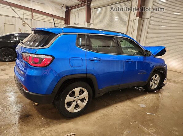 3C4NJCBB3JT108796 2018 JEEP COMPASS Синий Задняя правая четверть