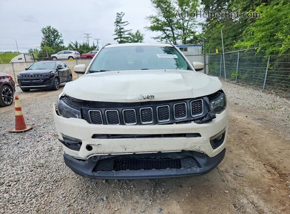 3C4NJCBB3JT226864 2018 JEEP COMPASS White წინა ხედი