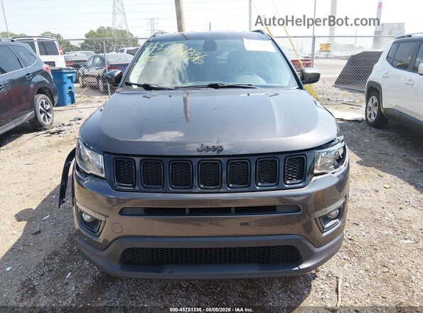 3C4NJCBB3JT358930 2018 JEEP COMPASS Серый Вид щитка приборов