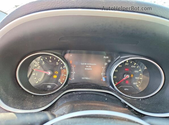 3C4NJCBB4HT690742 2017 JEEP COMPASS Charcoal Вид щитка приладів