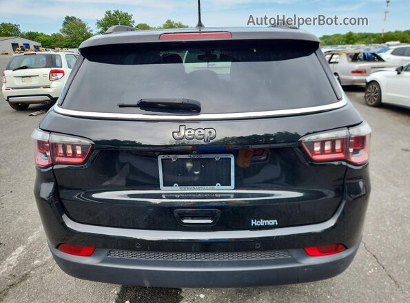 3C4NJCBB4JT186486 2018 JEEP COMPASS Black Widok z tyłu