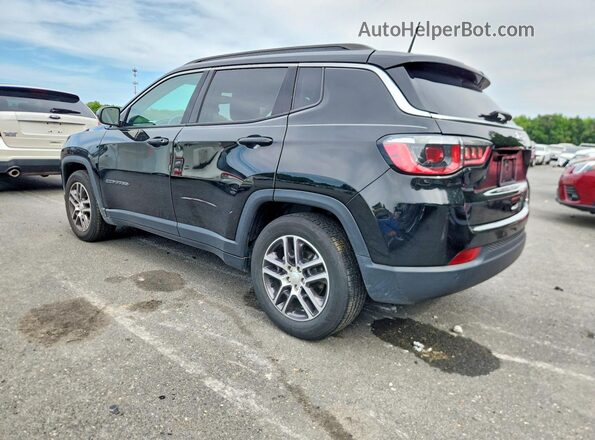 3C4NJCBB4JT186486 2018 JEEP COMPASS Black Tył lewy