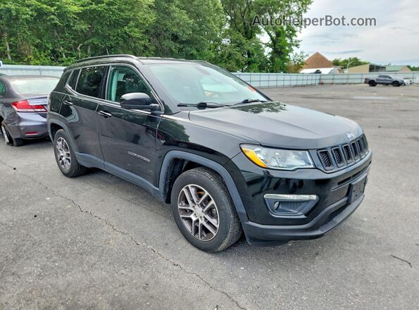 3C4NJCBB4JT186486 2018 JEEP COMPASS Black Przód prawy