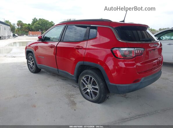 3C4NJCBB4JT468451 2018 JEEP COMPASS Red Rear left