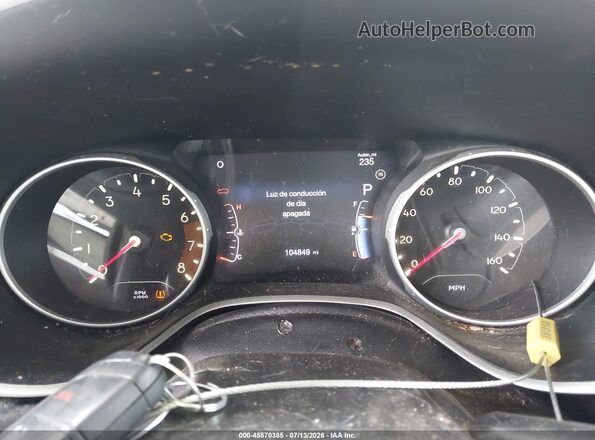 3C4NJCBB4JT468451 2018 JEEP COMPASS Red Rear seats view