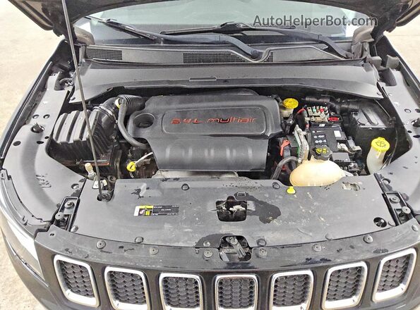 3C4NJCBB4KT616356 2019 JEEP COMPASS Black Вид підкапотного простору