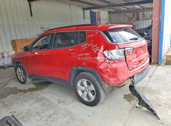 3C4NJCBB4KT636459 2019 JEEP COMPASS Red Trasero izquierdo