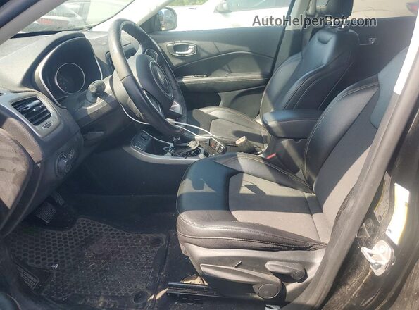 3C4NJCBB4KT755919 2019 JEEP COMPASS Черный Вид салона спереди