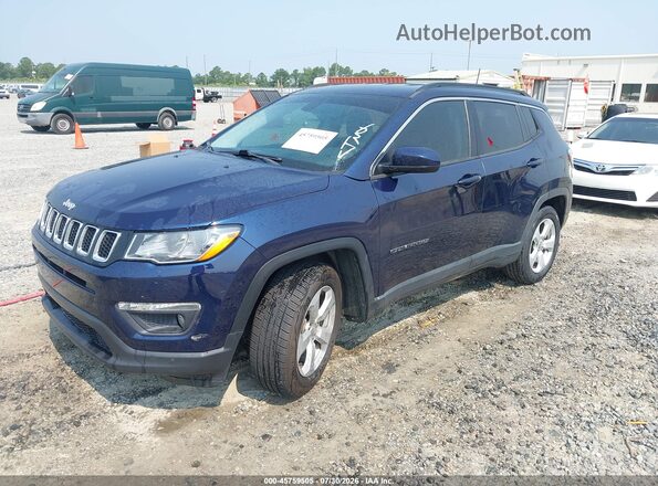 3C4NJCBB4KT802673 2019 JEEP COMPASS Dark Blue წინა მარცხენა ხედი სამი მეოთხედიდან