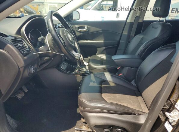 3C4NJCBB4MT518558 2021 JEEP COMPASS Black Вид салону спереду