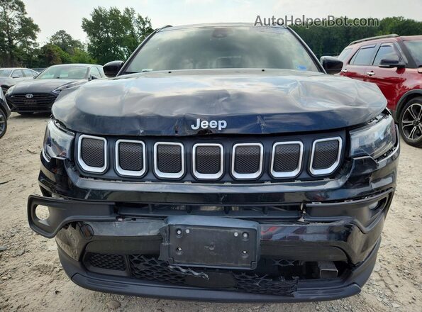 3C4NJCBB4NT138816 2022 JEEP COMPASS Черный Вид спереди