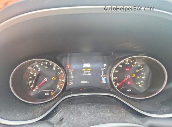 3C4NJCBB5HT632543 2017 JEEP COMPASS Black Instrument cluster view