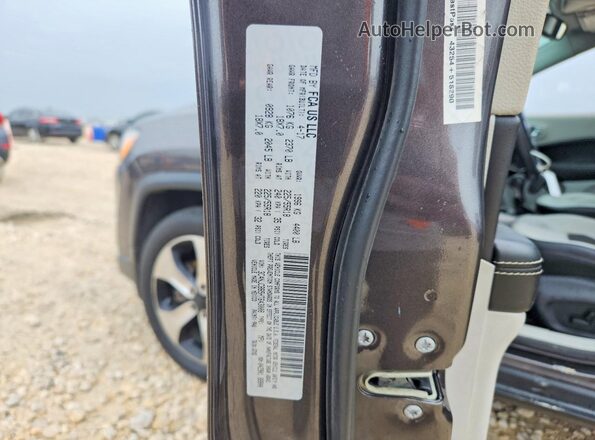 3C4NJCBB5HT643008 2017 JEEP COMPASS Gray Widok naklejki z numerem VIN
