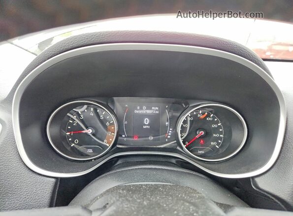 3C4NJCBB5LT235388 2020 JEEP COMPASS Black Instrument cluster view