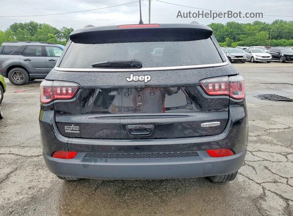 3C4NJCBB6JT123972 2018 JEEP COMPASS Black Vista trasera
