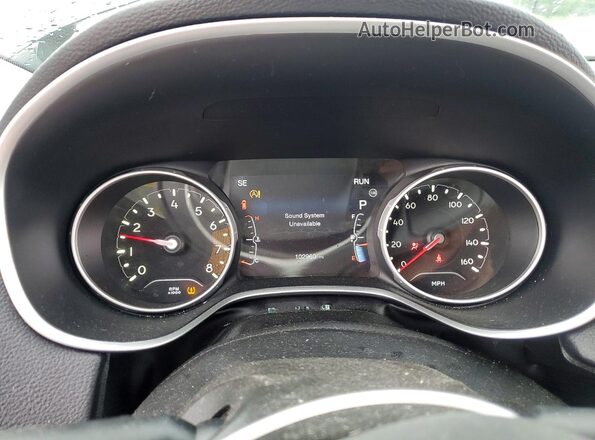 3C4NJCBB6JT123972 2018 JEEP COMPASS Black Vista del cuadro de instrumentos