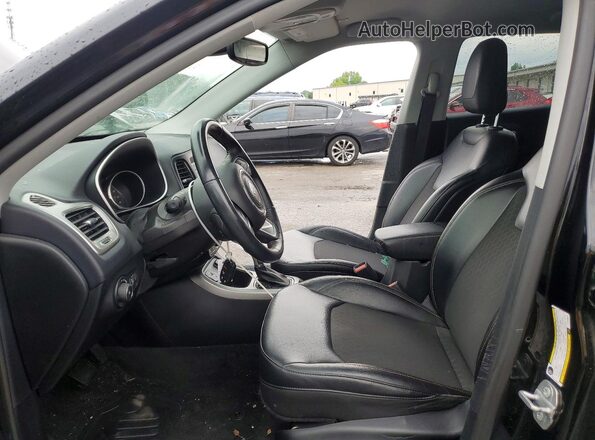 3C4NJCBB6JT123972 2018 JEEP COMPASS Black Vista interior delantera