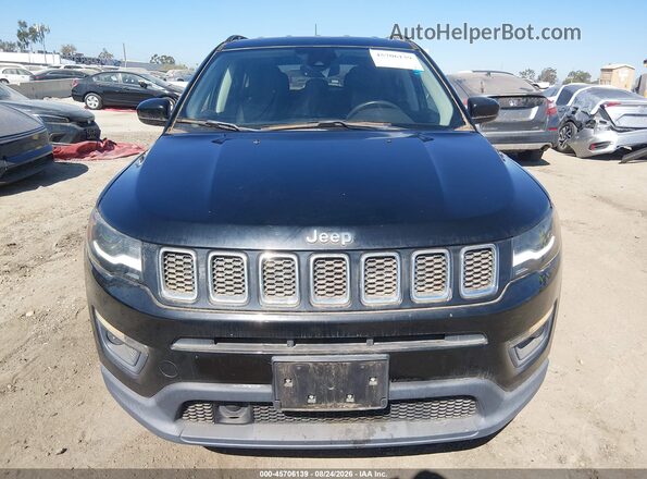 3C4NJCBB6JT271460 2018 JEEP COMPASS Black Widok zestawu wskaźników