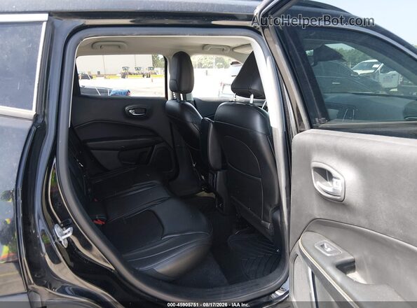 3C4NJCBB6JT466281 2018 JEEP COMPASS Black VIN sticker view