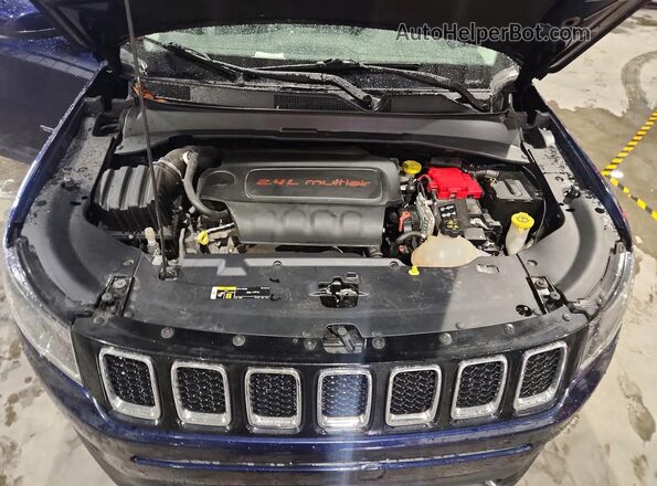 3C4NJCBB6KT692323 2019 JEEP COMPASS Blue Widok komory silnika