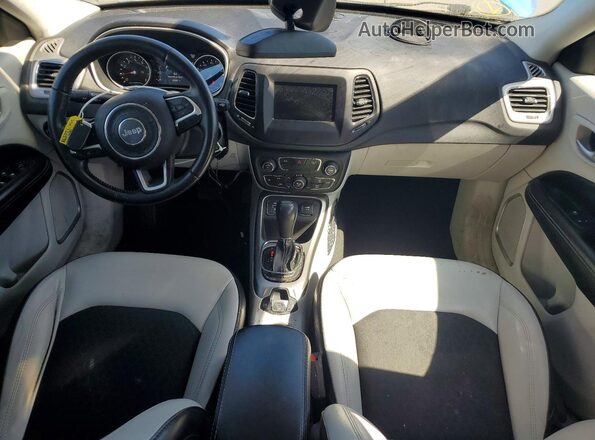 3C4NJCBB6KT730598 2019 JEEP COMPASS Blue Dashboard view