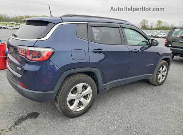 3C4NJCBB7JT166040 2018 JEEP COMPASS Blue Rear right