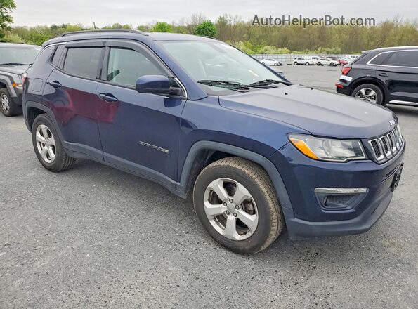 3C4NJCBB7JT166040 2018 JEEP COMPASS Blue Front right