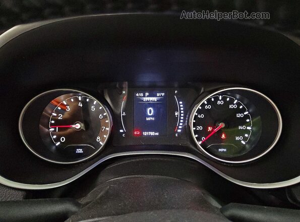 3C4NJCBB7LT246697 2020 JEEP COMPASS White Սարքավորումների վահանակի տեսք