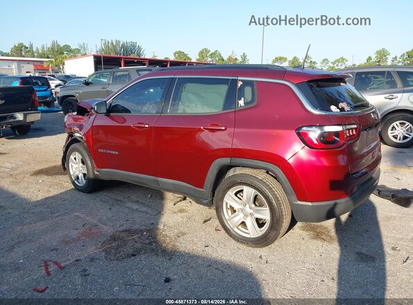 3C4NJCBB7NT138681 2022 JEEP COMPASS Red უკანა მარცხენა