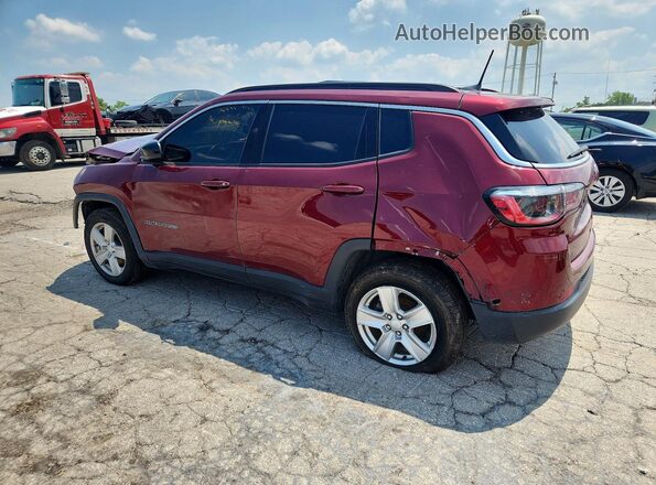 3C4NJCBB7NT149406 2022 JEEP COMPASS Red Հետևի ձախ