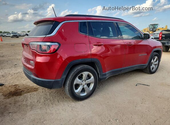 3C4NJCBB8HT607457 2017 JEEP COMPASS Maroon Rear right
