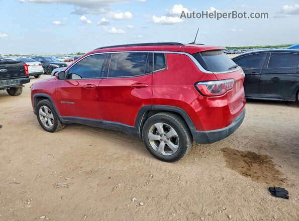 3C4NJCBB8HT607457 2017 JEEP COMPASS Maroon Rear left