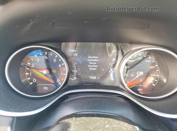 3C4NJCBB8JT182280 2018 JEEP COMPASS Red Vista del cuadro de instrumentos