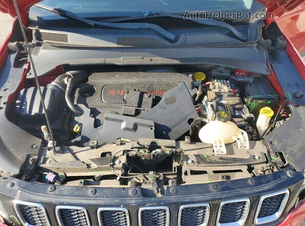3C4NJCBB8JT182280 2018 JEEP COMPASS Red Vista interior trasera