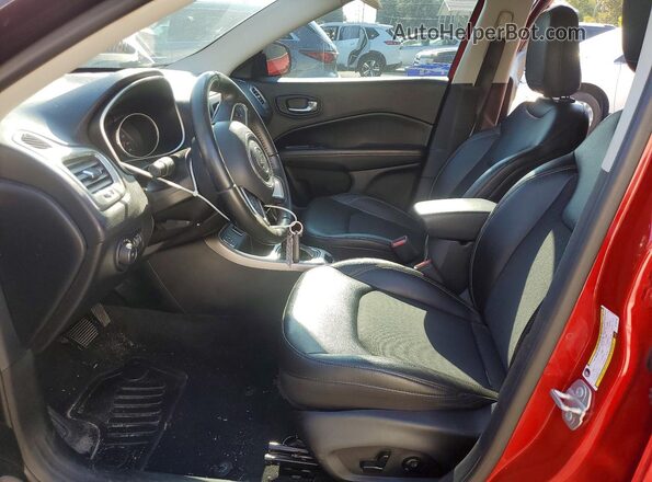 3C4NJCBB8JT182280 2018 JEEP COMPASS Red Vista interior delantera