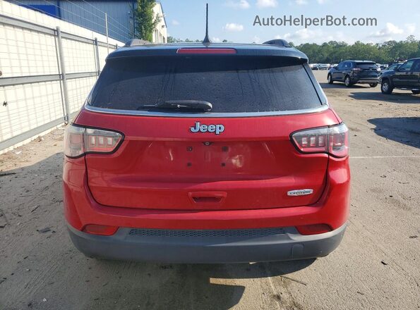 3C4NJCBB8JT182280 2018 JEEP COMPASS Red Vista trasera